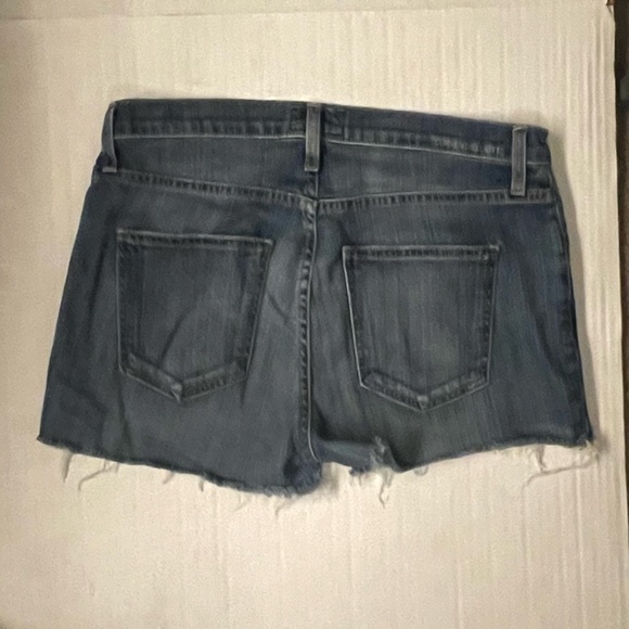 Current/Elliott Medium Wash Distressed Denim Short Shorts - Size 27 - Picture 2 of 4